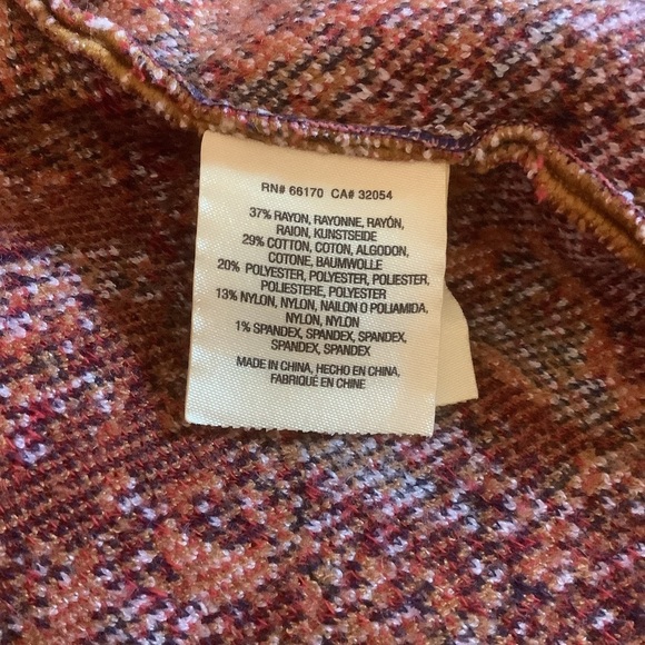 Anthropologie Moth Paisley Knit Jacket Cardigan Boho Open Front XS - Picture 11 of 13